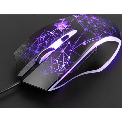 Portable Practical Symmetrical Design 3200DPI Wired Mice ABS PC Mouse Adjustable DPI Computer Accessories