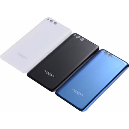New Housing Glass Battery Back cover For Xiaomi 6 Mi 6 Mi6 Black White Blue Replacement