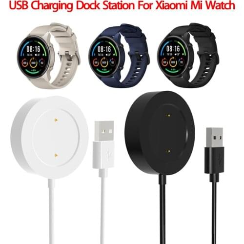 New USB Charger Adapter Wire For Xiaomi Mi Watch Color Smart Wristband Bracelet MiWatch Charging Cable Smartwatch USB Charger
