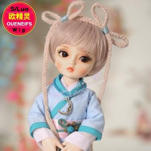 Wig For Doll BJD 1/6 Doll BJD high-temperature wig Shinee Lami Baby Wig girl hair Doll BJD Lovely Wig in beauty L26 short hair
