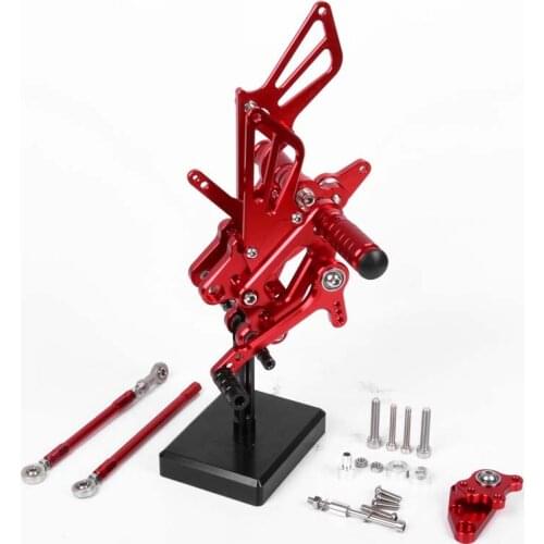 SMOK Motorcycle Pedal For Honda CBR600RR 2007 2008-2015 2016 / CBR600RR ABS 2009-2016 Aluminum Alloy Rearset Foot Pegs Footpeg