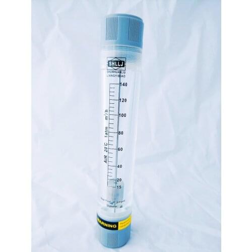 LZM-25G Pipeline /air acrylic rotameter industy flow meter[15-140Nm3/h] Female 1"BSP or NPT