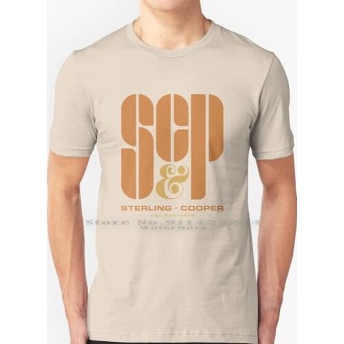 Sterling Cooper & Partners | Tall Version T Shirt 100% Pure Cotton Draper Pryce Marketing Ads Vintage Retro 50s 60s Scp Tv