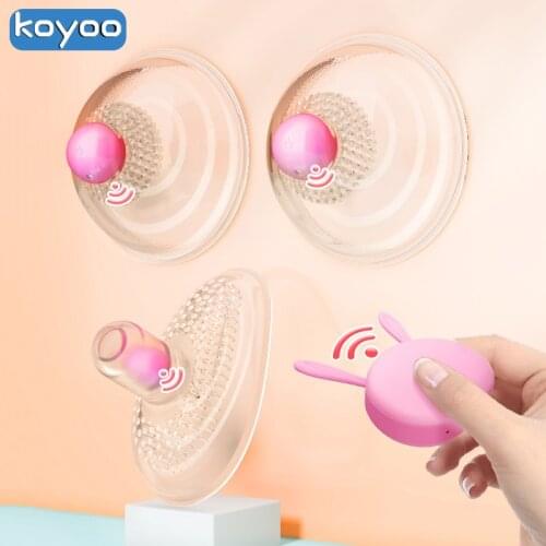 Nipple Sucker Vibrator Female Clitoris Licking Masturbator Sex Toys for Women Breast Pump Enlargement Chest Vaginal Cup Sex Shop