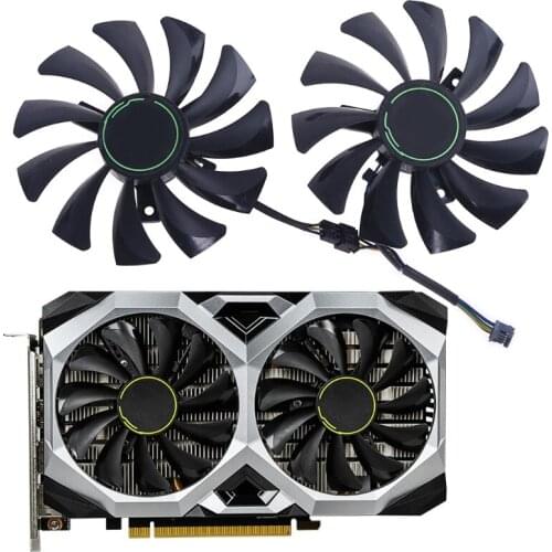 1 Pair HA9010H12F-Z 4Pin Cooler Fan Replacement for MSI GTX 1060 1660Ti RTX 2060 VENTUS XS C Graphics Card Fan