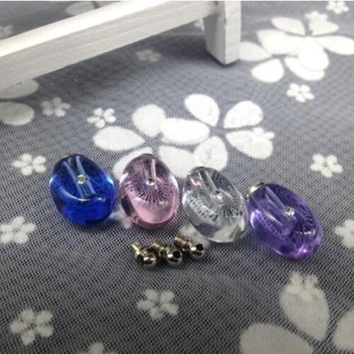 50pcs/lot color Crystal Vials perfume Essential oil pendant Rhinestone vial necklace handmade jewelry name or rice art jewelry