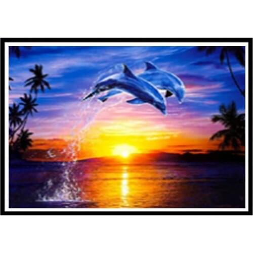 DIY 5D diamond painting cartoon animal landscape flower round diamond mosaic home decoration pattern handmade new year gift