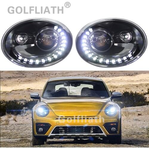 Car Styling Headlight Assembly for 2013-2018 VW Beetle Headlights Bi Xenon LED Headlight LED DRL HID Front Lamp Accessories