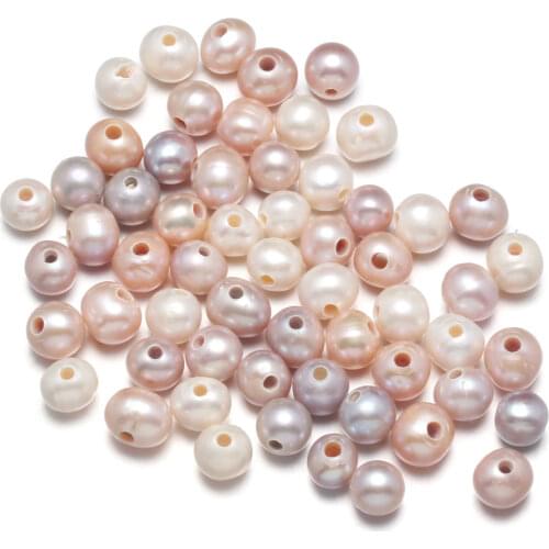 Natural Freshwater Pearl Beads Fashion Baroque Loose Spacer Beads For DIY Jewelry Making Necklace Bracelet Accessories 10-11mm