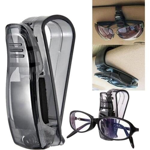 2019 Hot Sale Auto Fastener Cip Auto Accessories ABS Car Vehicle Sun Visor Sunglasses Eyeglasses Glasses Holder Ticket Clip USPS