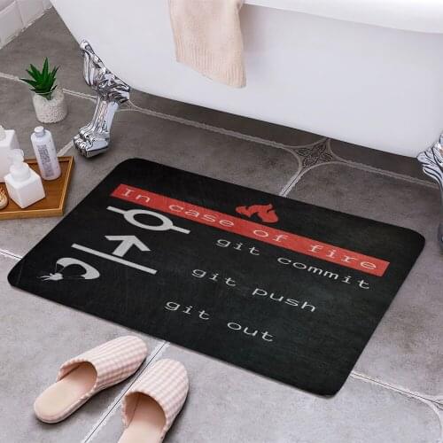 Programmer Gift Idea 3D Print Doormats Rectangle Non-Slip DoorMat Bedroom Kitchen Entrance Print Door rugs Dropshipping
