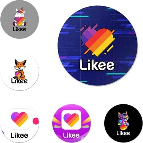 Likee Cat Bear Love Heart Icons Pins Badge Decoration Brooches Metal Badges For Clothes Backpack Decoration