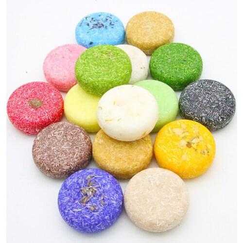 12 colors Fashion Handmade Hair Shampoo Soap Cold Processed Shampoo Bar 100% Pure Plant Hair Shampoos Hair Care