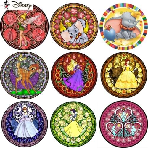 Disney 3D Diamond Painting "Cartoon princess" DIY Full Rhinestones Drill Cross-stitch Kits Square Round Diamond Embroidery