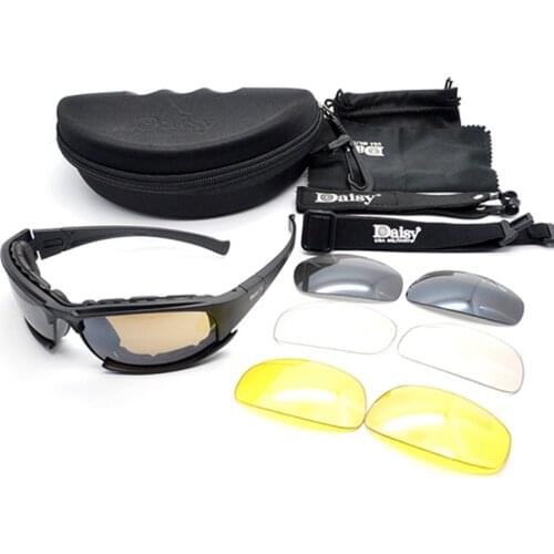 Daisy Glasses Tactical Military Army Goggles Polarized Sunglasses Men Hunting Shooting Airsoft Eyewear Original Box 4 Lenses