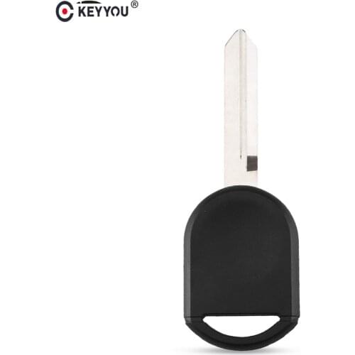 KEYYOU 30pcs Transponder Chip Remote Key Case Shell For Ford Focus Explorer Mustang Ranger Lincoln Replacement Uncut Key Cover