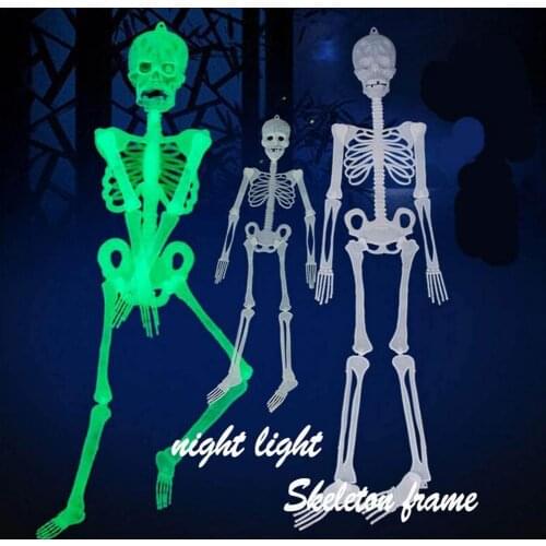 Luminous Halloween Skeleton Lighted Up Ghost Hanging Ghost For Happy Halloween Home Bar Decor Haunted House Horror Props