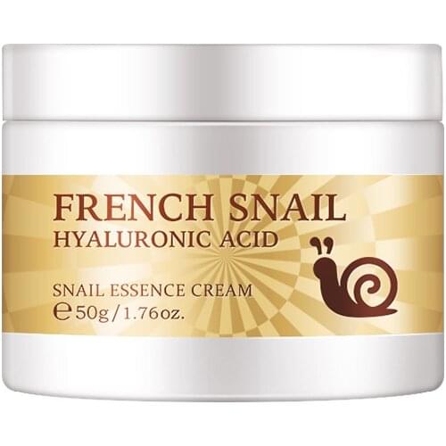 50g Snail Face Cream Skin Care Hyaluronic Acid Moisturizing Anti-aging Nourishing Serum Cream Tighten Repair Damaged Skin