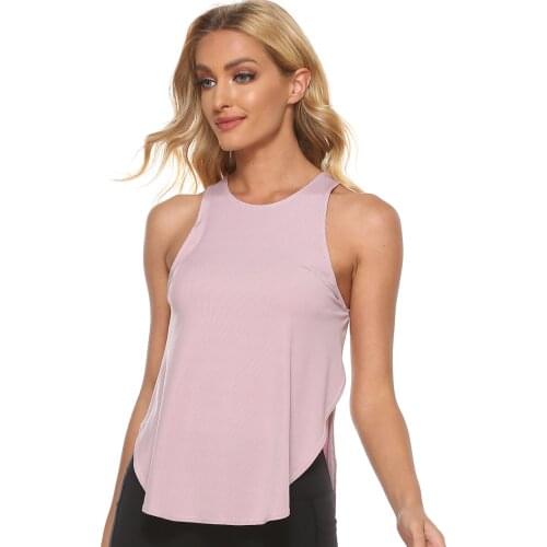 Women Fitness Sport Yoga Shirt Sleeveless Sportswear GYM Quick-drying Blouses Running Vest Workout Crop Top Female T-shirt