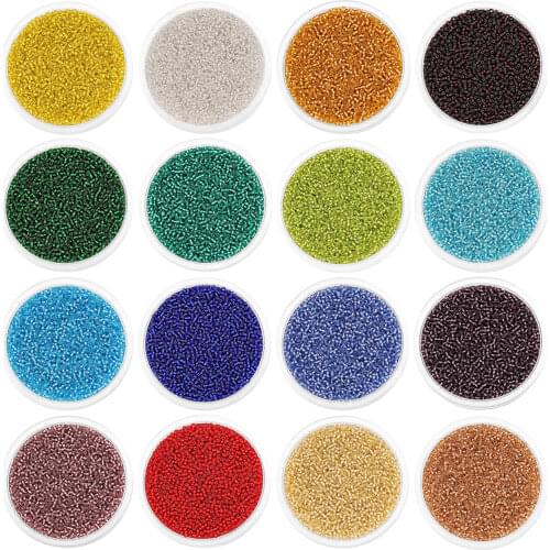 1800pcs 2.5mm Hole Cover Crystal Translucent Bead Czech Glass Seed Small Beads Charm Bracelet for DIY Jewelry Makings Findings