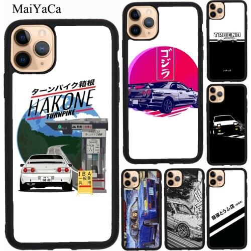 MaiYaCa Japan Anime Initial D Car For iPhone 7 8 Plus 6S SE 2020 Case For iPhone 12 mini 11 Pro Max XS X XR Cover