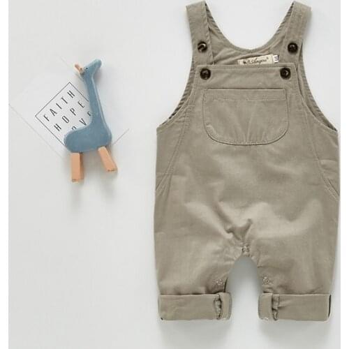 Newborn Baby Rompers Spring Summer 2021 New Style Infant Boy Girl Bib Pants 0-24 Months Baby Overalls Party New Year Clothing