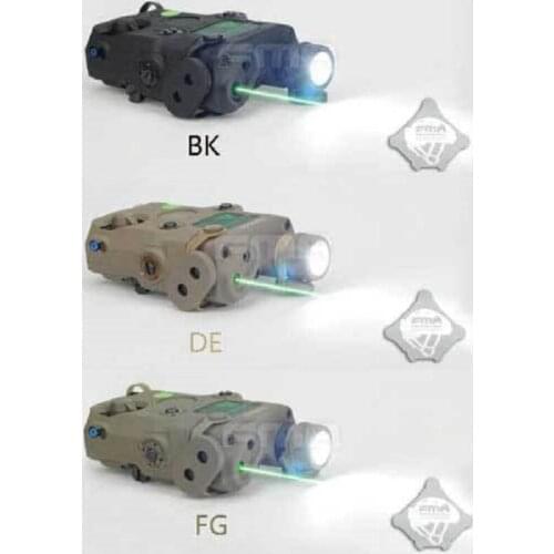 FMA PEQ-15 Green Laser With IR Lenses + White Light LED Upgrade Version BK/DE/FG Three color