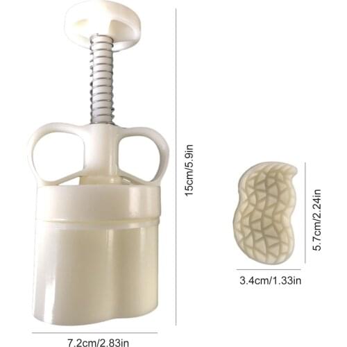 Flower Moon cake Mold Set Hand Pressure Moon Cake Mold With A Stamp Cookie Making Tool 50g Peanuts Moulds DIY Hand Pressure Tool