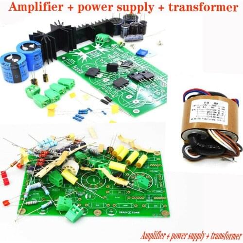 DIY E834 RIAA MM Amplifier Kit Base + Power Supply + Transformer