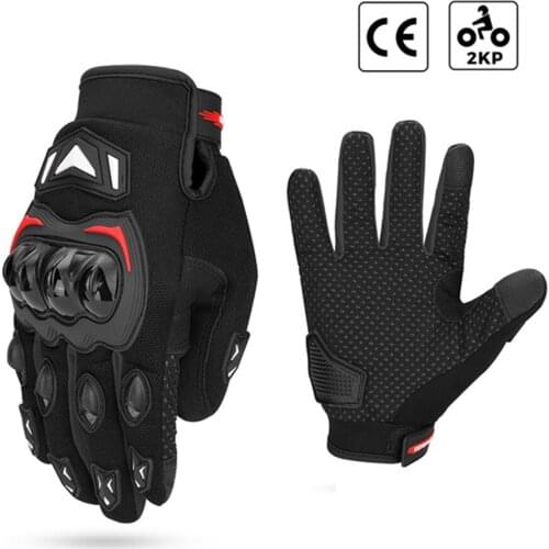 Motorcycle Protective Motorcycle Gloves Touch Screen Summer Sports Luvas MTB Guantes Resistant Gloves For Men Women Black