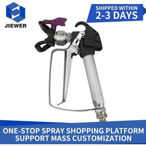 High Pressure Airless Paint Oxidation Aluminum Spray Gun With 517 Spray Tip Nozzle Guard For Wagner Titan Spraying Machine