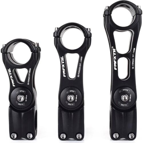 Adjustable MTB Stem For Bike Handlebar Stem 60/80/110mm Aluminum Alloy Mountain BMX Fixie Gear Cycling Bicycle Stems Part