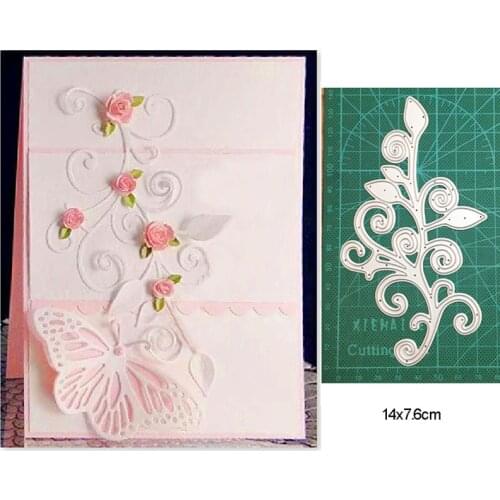 Customize dies Lace Butterfly Branches Metal Cutting Dies Scrapbooking dies wedding Card Making DIY Embossing Die Cut Craft dies