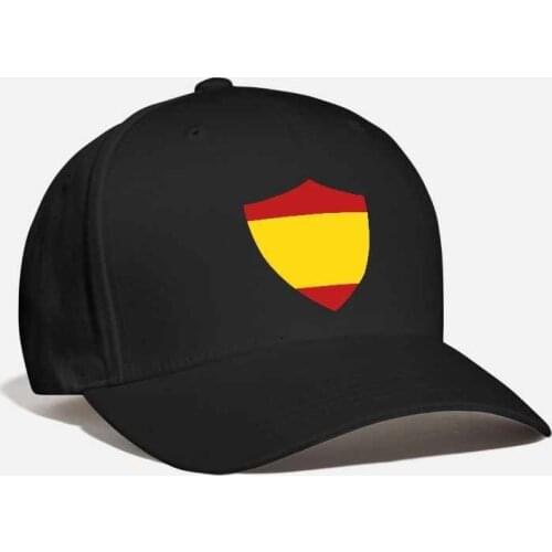 Spain Shield Flag Cap Embroidery Coat of arms Espana Soccer Football Champion Madrid Barcelona Unisex Baseball Curved Dad Cap