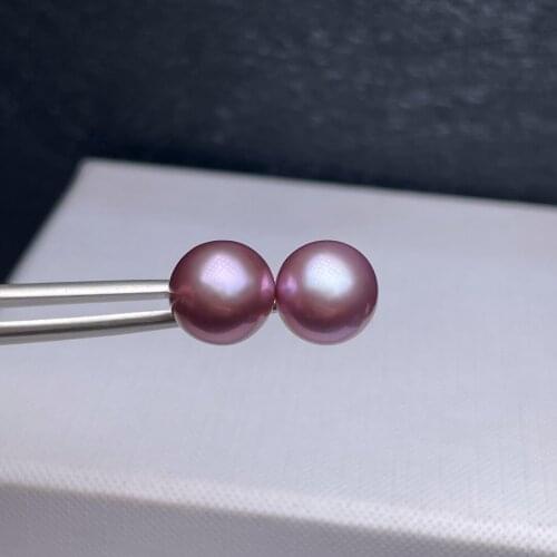 Shilovem 18k yellow gold Natural freshwater pearls Drop Earrings fine Jewelry women trendy wedding plant new myme10-10.5662zz