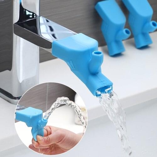 Silicone faucet anti-splash head kitchen household faucet universal extender