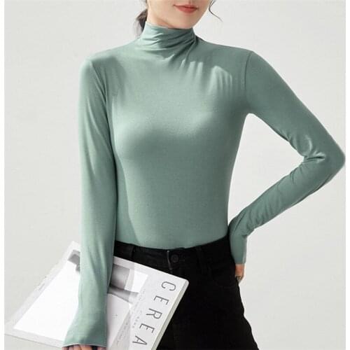 YourSeason Winter Women Warm Render Tops Solid Color Casual Loose Plus Size Elastic Female Pullovers 2021 Spring Autumn