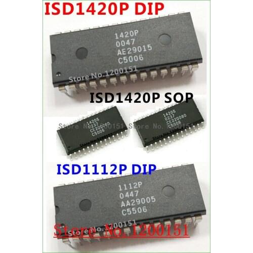 1420P ISD1420P DIP ISD1420S 1420S SOP ISD1112P 1112P DIP