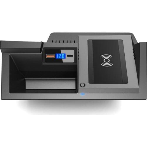 15W Car QI Wireless Charger Phone Charger for Mazda CX5 CX-5 2017-2020 Charging Phone Holder Accessories