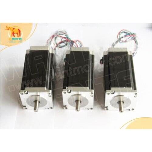 3pcs Wantai Nema23 Stepper Motor WT57STH115-4204A 428oz-in 3Nm 4.2A Medical Automation Imaging Printing