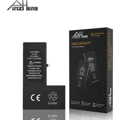 10 Pcs/lot PINZHENG Newest Battery For iPhone X Xs XR XsMax Replacement Bateria For iPhone X Xs XR Xs Max Mobile Phone Battery