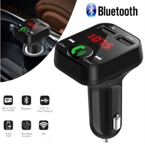 B2 car MP3 bluetooth player hands-free talk FM card adapter usb bluetooth car charger B2 bluetooth car charger