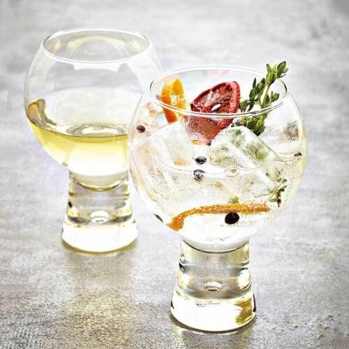 Creative European Simple Style Cocktail Cup Personality Ice Cream Milkshake Milk Fruits Juice Glass Household Bar Coffee House