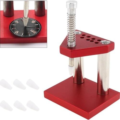 Watch Repair Tools 7pcs/set Professional Watch Needle Presser Watchmaker Repair Tool with Plastic Head for Watch Repairing