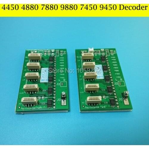 GOOG Chip Decoder Card For Epson Stylus PRO 4450 4880 7450 7880 9880 9450 Printer Ink Cartridge Decoder