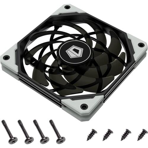 ID-COOLING PC Case Cooling Fan Cooling 12cm System PWM Silent Quiet Water Cooler for Office Caring Computer Supplies