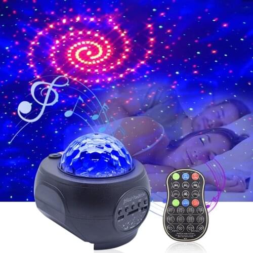 Russia Stock Laser Starry Disco Light Stage Light USB Bluetooth and TF Card Music Projector Lamp for Phones with Remote Control