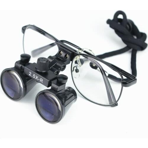 Metal Frame Medical Loupes 2.5/3.5X420mm Binocular Magnifier Dental Surgical Loupes