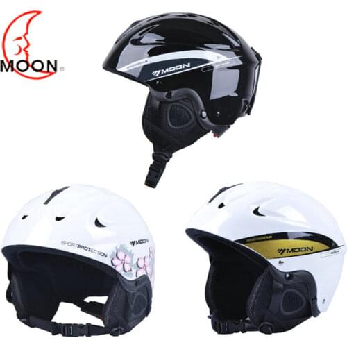 MOON Non-integral of Outdoor Skiing Equipment and Protectors for adult & kids Safety Ski SnowboardHelmet a50