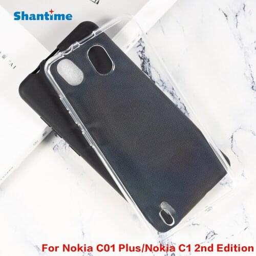 For Nokia C01 Plus Gel Pudding Silicone Phone Protective Back Shell For Nokia C1 2nd Edition Soft TPU Case